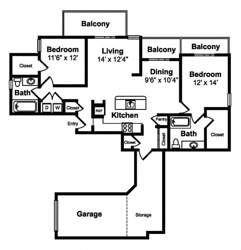 B3 Floor Plan at Legacy by Windsor, Plano