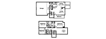 C2 Floor Plan at Legacy by Windsor, Plano, TX, 75024