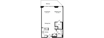 Lenox Floor Plan at Windsor at Mariners, NJ, 07020