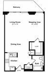 Lenox Floor Plan Lenox Floor Plan at Windsor at Mariners, NJ, 07020