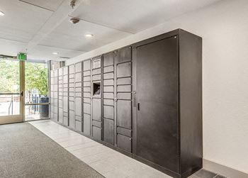 Package Lockers at The District, CO, 80222