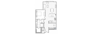 G Floor Plan at Windsor Mystic River, Medford, 02155