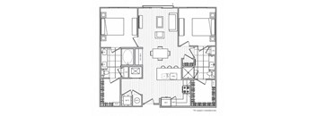 I Floor Plan at Windsor Mystic River, Medford, Massachusetts