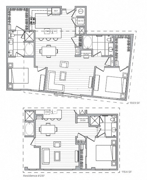 M Floor Plan at Windsor Mystic River, Massachusetts, 02155