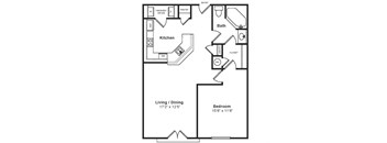 M_Bari Floor Plan at Windsor at Midtown, Aurora, Colorado