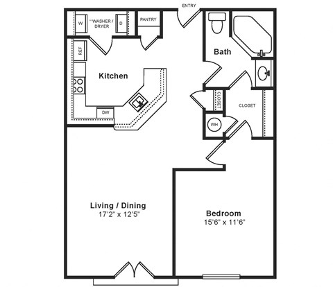 M_Bari Floor Plan at Windsor at Midtown, Aurora, Colorado
