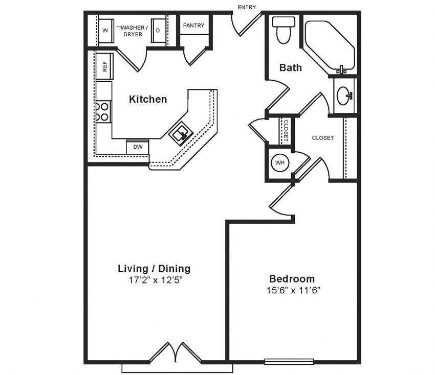 M_Bari Floor Plan M_Bari Floor Plan at Windsor at Midtown, Aurora, Colorado