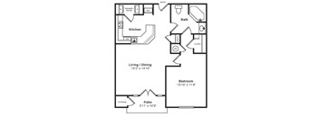 M_Firenze Floor Plan at Windsor at Midtown, CO, 80014