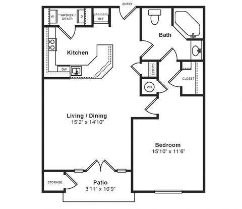 M_Firenze Floor Plan at Windsor at Midtown, CO, 80014