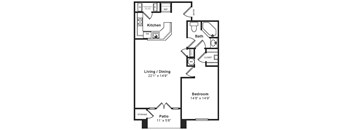 M_Genova(2) Floor Plan at Windsor at Midtown, Aurora, CO