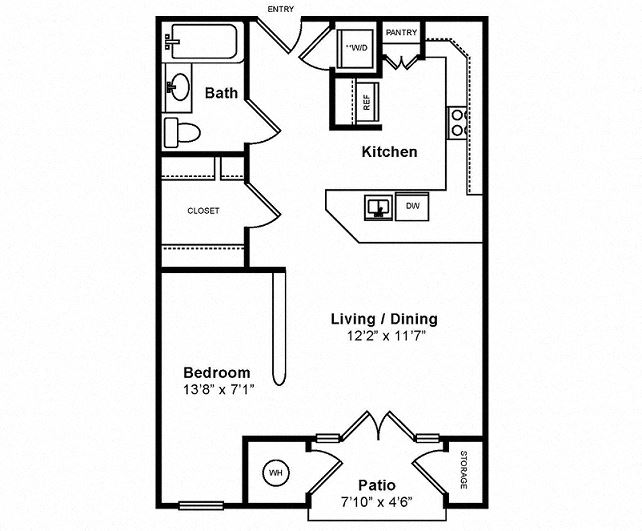 M_Messina Floor Plan M_Messina Floor Plan at Windsor at Midtown, Aurora, CO