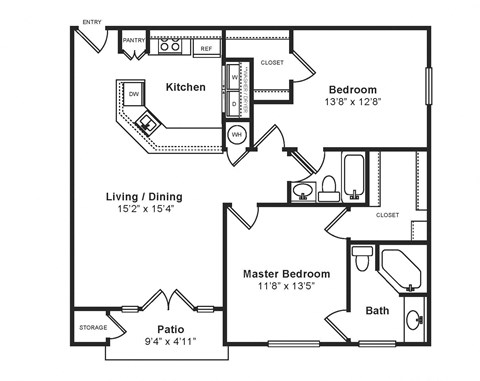M_Palermo Floor Plan at Windsor at Midtown, Aurora, CO