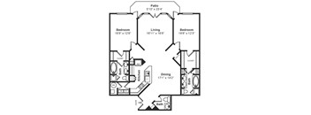 M_Roma Floor Plan at Windsor at Midtown, Aurora, CO
