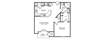 M_Verona(1) Floor Plan at Windsor at Midtown, Aurora, CO