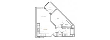 Floor plan at Malden Station by Windsor, Fullerton, CA