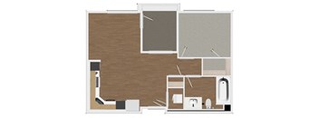 Floor plan at Malden Station by Windsor, Fullerton, CA