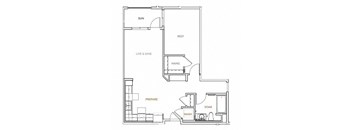 Floor plan at Malden Station by Windsor, Fullerton, CA