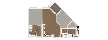 Floor plan at Malden Station by Windsor, Fullerton, CA