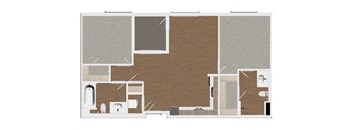 Floor plan at Malden Station by Windsor, Fullerton, CA