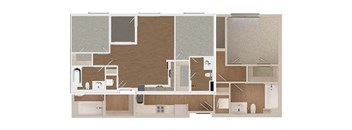 Floor plan at Malden Station by Windsor, Fullerton, CA