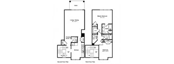 Marrietta floor plan at Windsor at Mariners, 100 Tower Dr., Edgewater