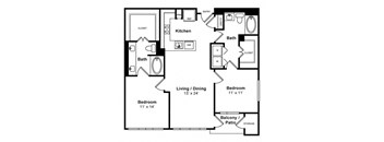 Floorplan at Windsor Memorial, 3131 Memorial Court,  Houston, 77007
