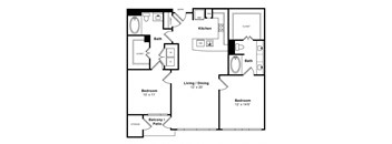 Floorplan at Windsor Memorial, 3131 Memorial Court,  Houston, 77007
