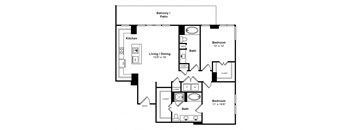 Floorplan at Windsor Memorial, 3131 Memorial Court,  Houston, 77007
