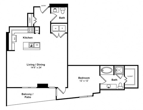 Floorplan at Windsor Memorial, 3131 Memorial Court,  Houston, 77007