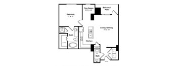 Floorplan at Windsor Memorial, 3131 Memorial Court,  Houston, 77007