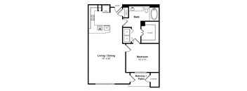 Floorplan at Windsor Memorial, 3131 Memorial Court,  Houston, 77007