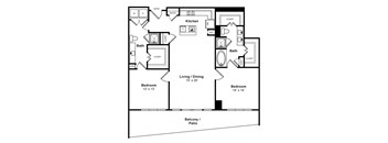 Floorplan at Windsor Memorial, 3131 Memorial Court,  Houston, 77007