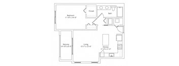 Floor plan at Mirador at Doral by Windsor, Florida
