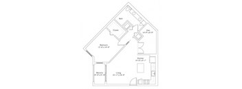 Floor plan at Mirador at Doral by Windsor, Florida