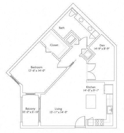 Floor plan at Mirador at Doral by Windsor, Florida