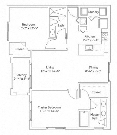 Floor plan at Mirador at Doral by Windsor, Florida