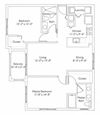 Floor plan at Mirador at Doral by Windsor, Florida