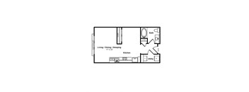 Carmel Loft Floor Plan at The Monterey by Windsor