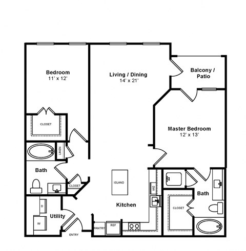 Santa Cruz Floor Plan at The Monterey by Windsor