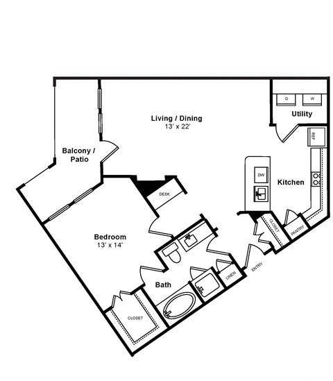Sombra Floor Plan at The Monterey by Windsor