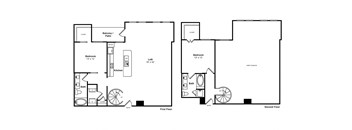 Toscana Loft Floor Plan at The Monterey by Windsor