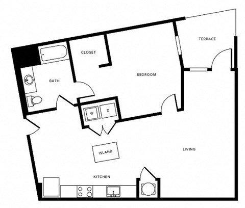 Floor Plan at Morningside Atlanta by Windsor, Georgia, 30324