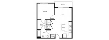 Floor Plan at Morningside Atlanta by Windsor, Georgia, 30324