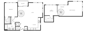 Floor Plan at Morningside Atlanta by Windsor, Georgia, 30324