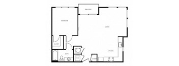 Floor Plan at Morningside Atlanta by Windsor, Georgia, 30324