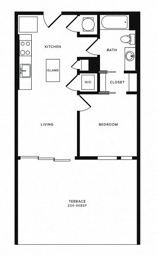 Floor Plan at Morningside Atlanta by Windsor, Georgia, 30324