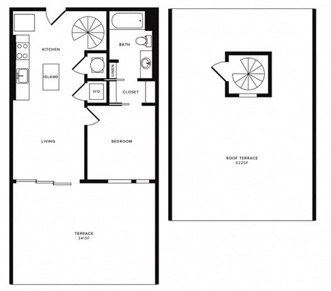 Floor Plan at Morningside Atlanta by Windsor, Georgia, 30324