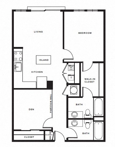 Floor Plan at Morningside Atlanta by Windsor, Georgia, 30324