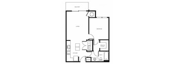 Floor Plan at Morningside Atlanta by Windsor, Georgia, 30324