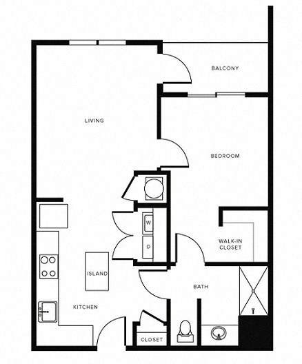 Floor Plan at Morningside Atlanta by Windsor, Georgia, 30324